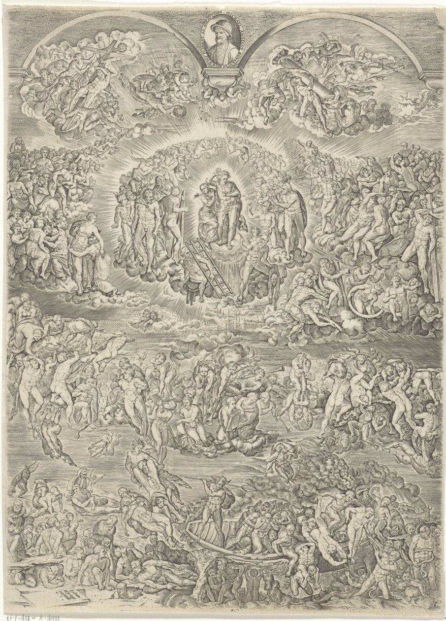 juicio final de Johannes Wierix