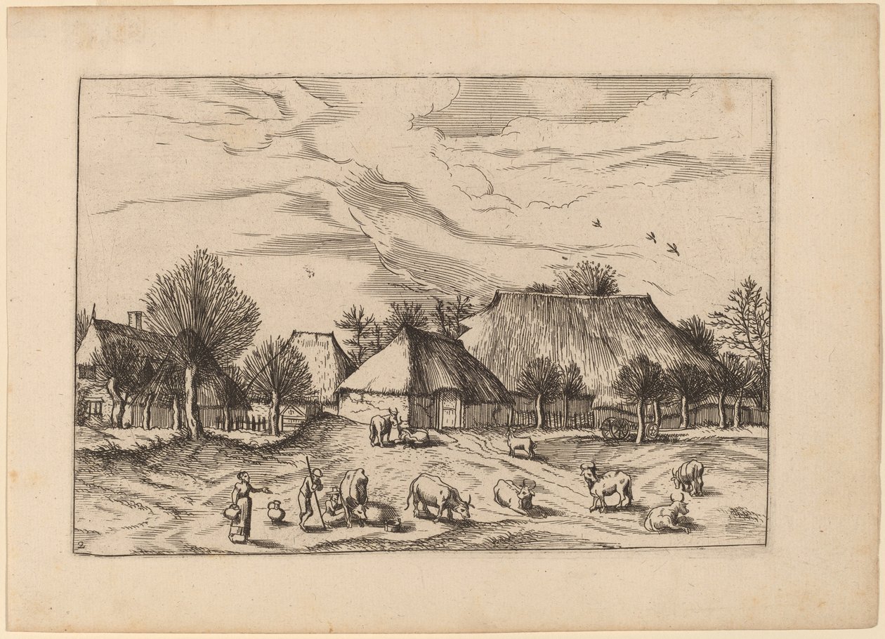 Granjas de Johannes and Lucas van Doetechum after Master of the Small Landscapes