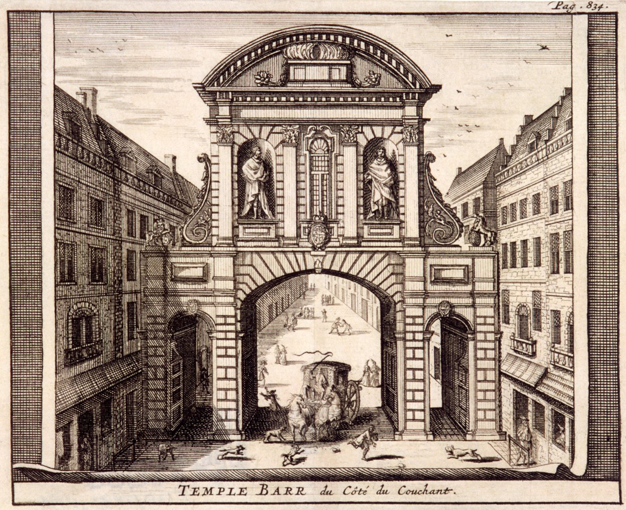Temple Bar, Londres de Johannes de Ram