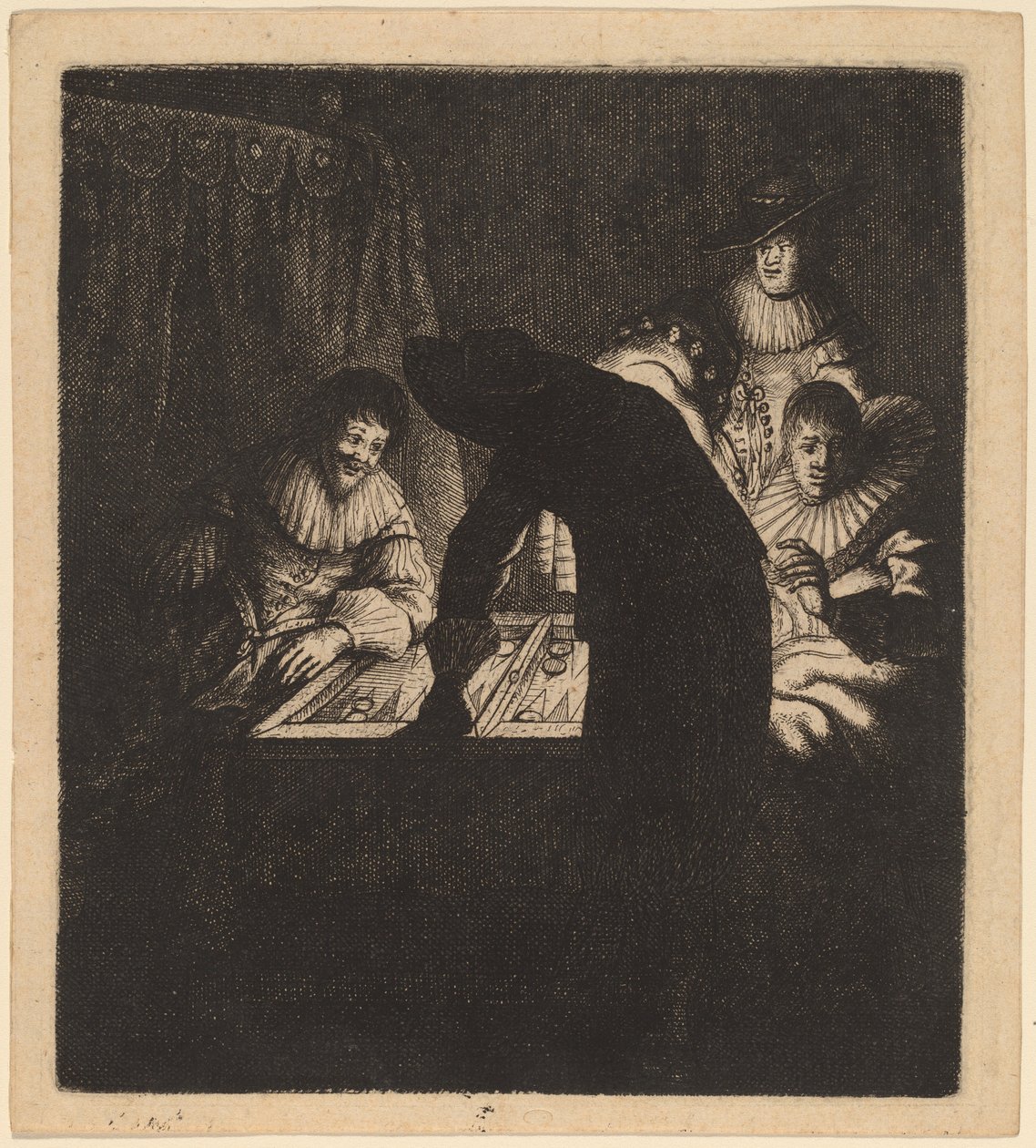 Los jugadores de backgammon de Johannes van Vliet