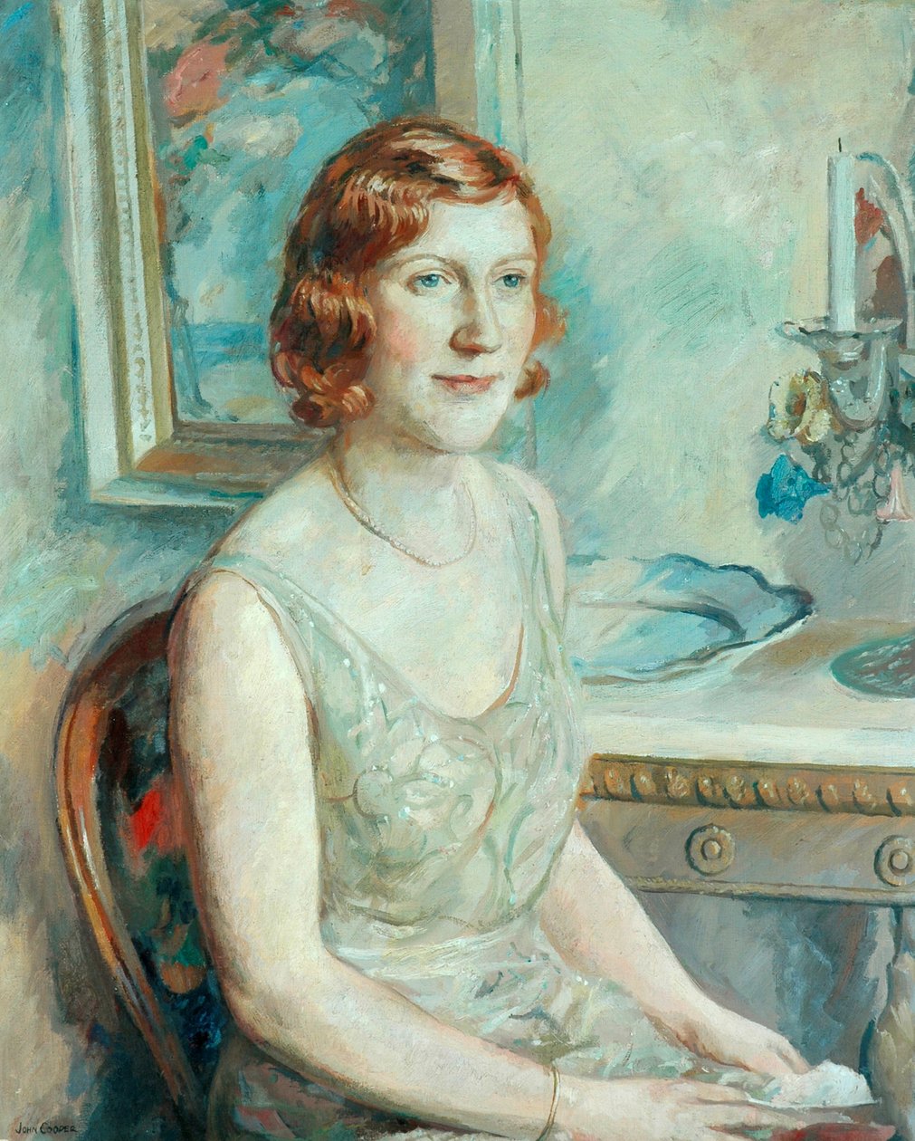 Retrato de una joven dama de John Albert Cooper