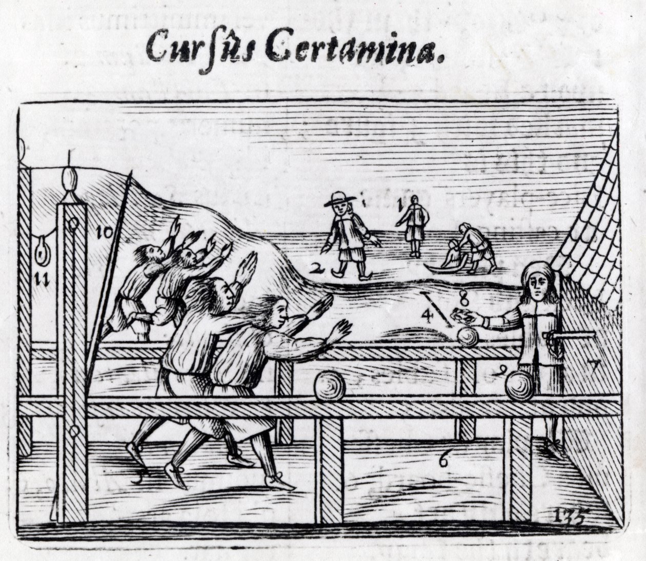 Carreras de Niños de Orbis Sensualium Pictus, 1658 de John Amos Comenius