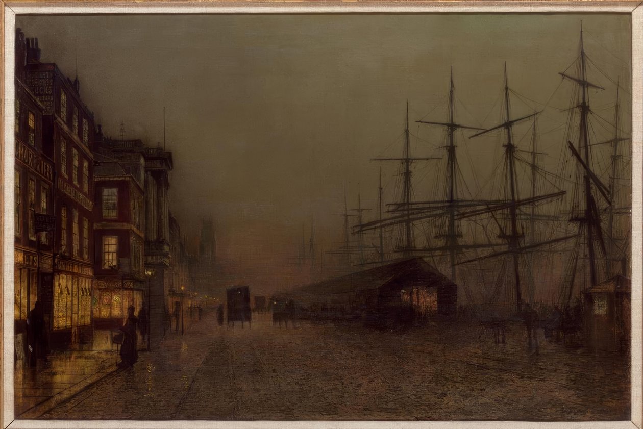 Glasgow, Clydeside de John Atkinson Grimshaw