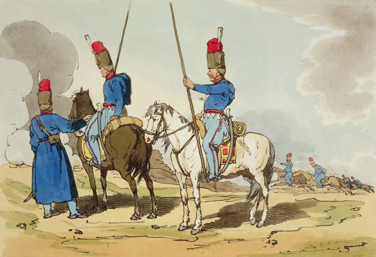 Cosacos, 1803 de John Augustus Atkinson