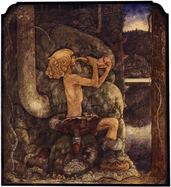 El niño duende de John Bauer