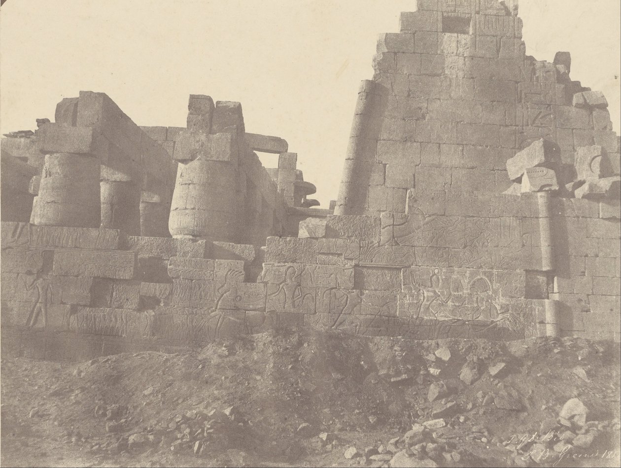 (Karnac, Sala Hipóstila, Muro del Norte, Cara Exterior, N.º 1 bis) de John Beasly Greene