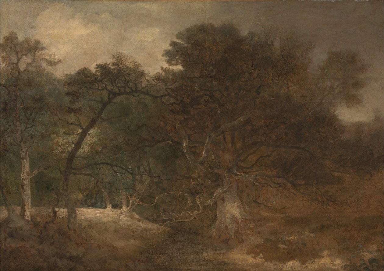 Paisaje boscoso cerca de Norwich de John Crome