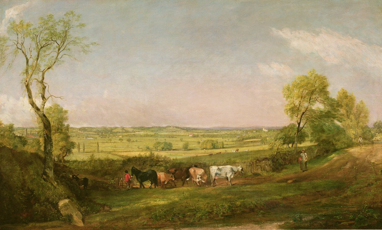 Valle de Dedham: Mañana, c.1811 de John Constable