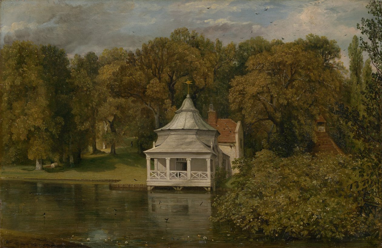 Los cuartos detrás de Alresford Hall de John Constable