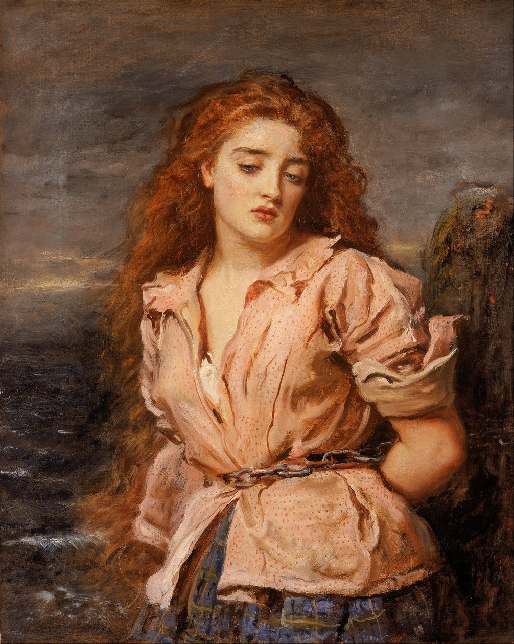 El mártir del Solway de John Everett Millais