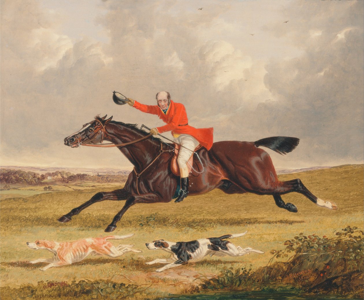 Caza de zorros: Animando a los sabuesos de John F. Herring