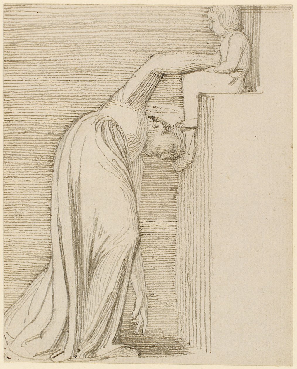 Una madre y su hijo de John Flaxman