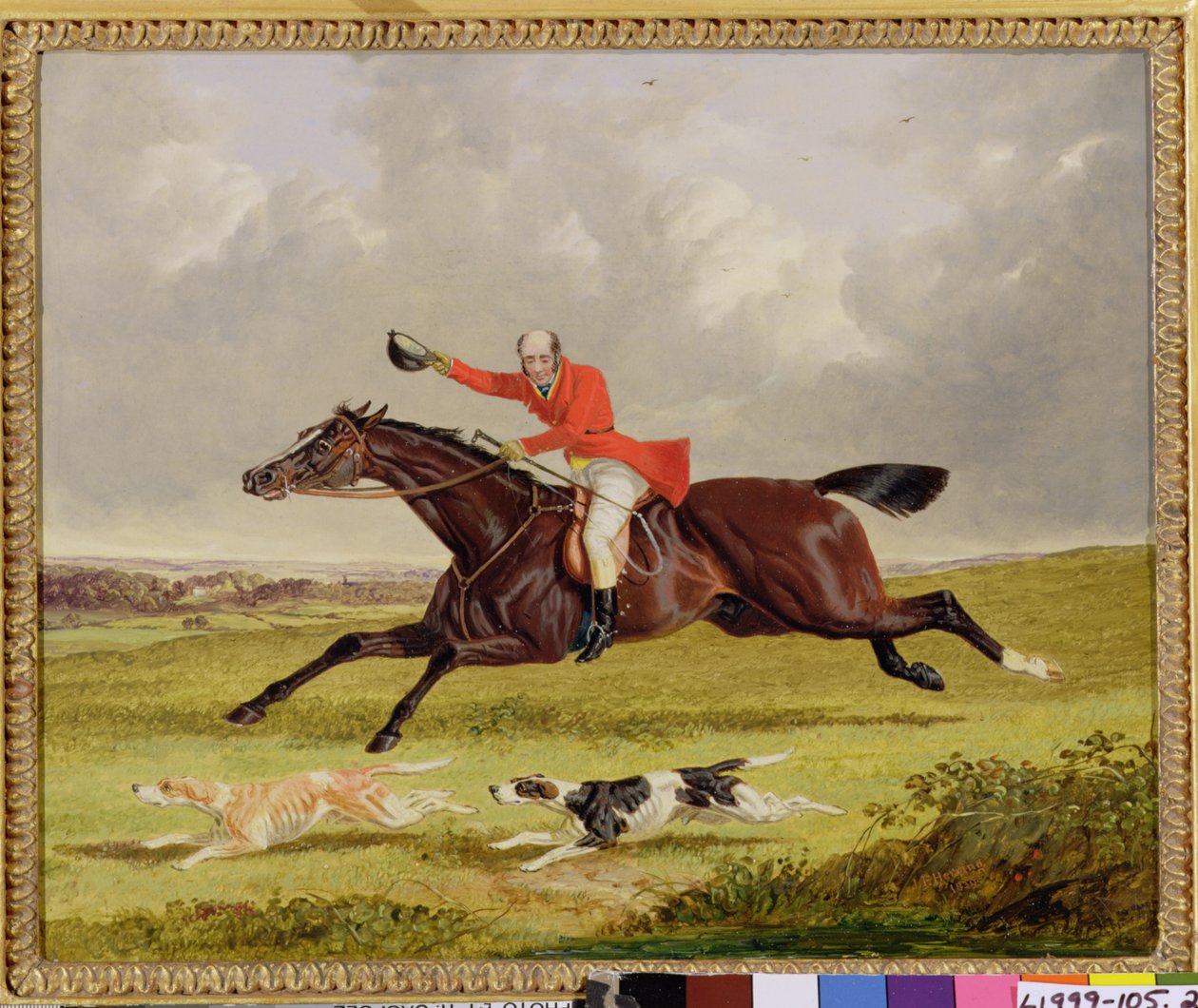 Animando a los perros, 1839 de John Frederick Herring Senior