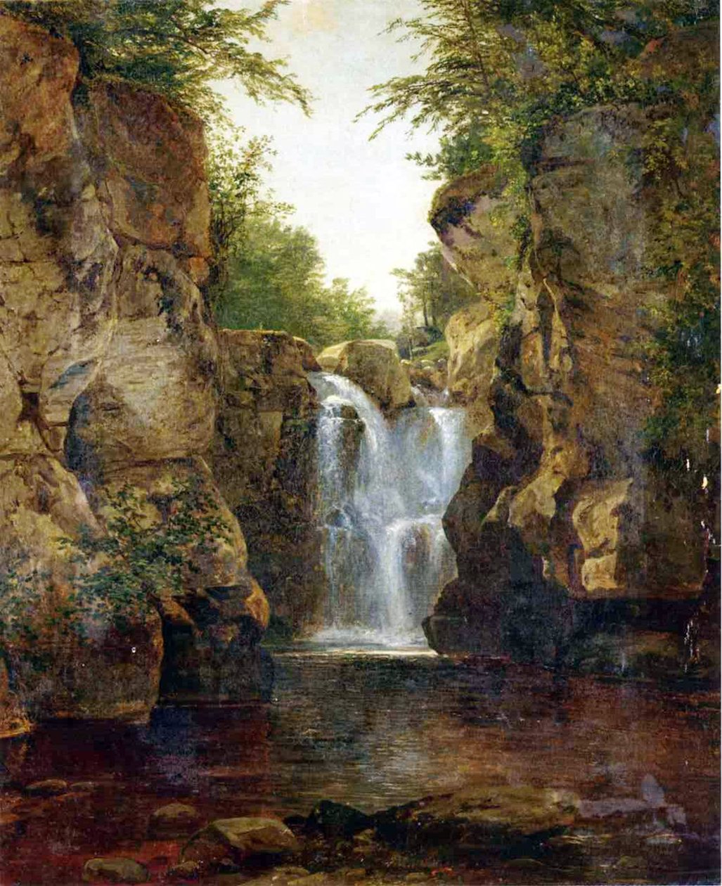 Cataratas Bish Bash, 1855-60 de John Frederick Kensett