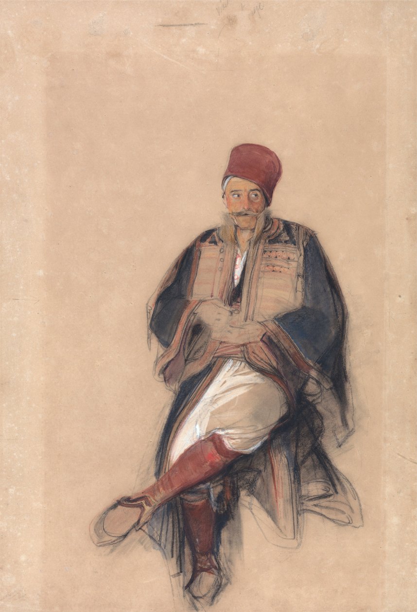 Turco sentado de John Frederick Lewis