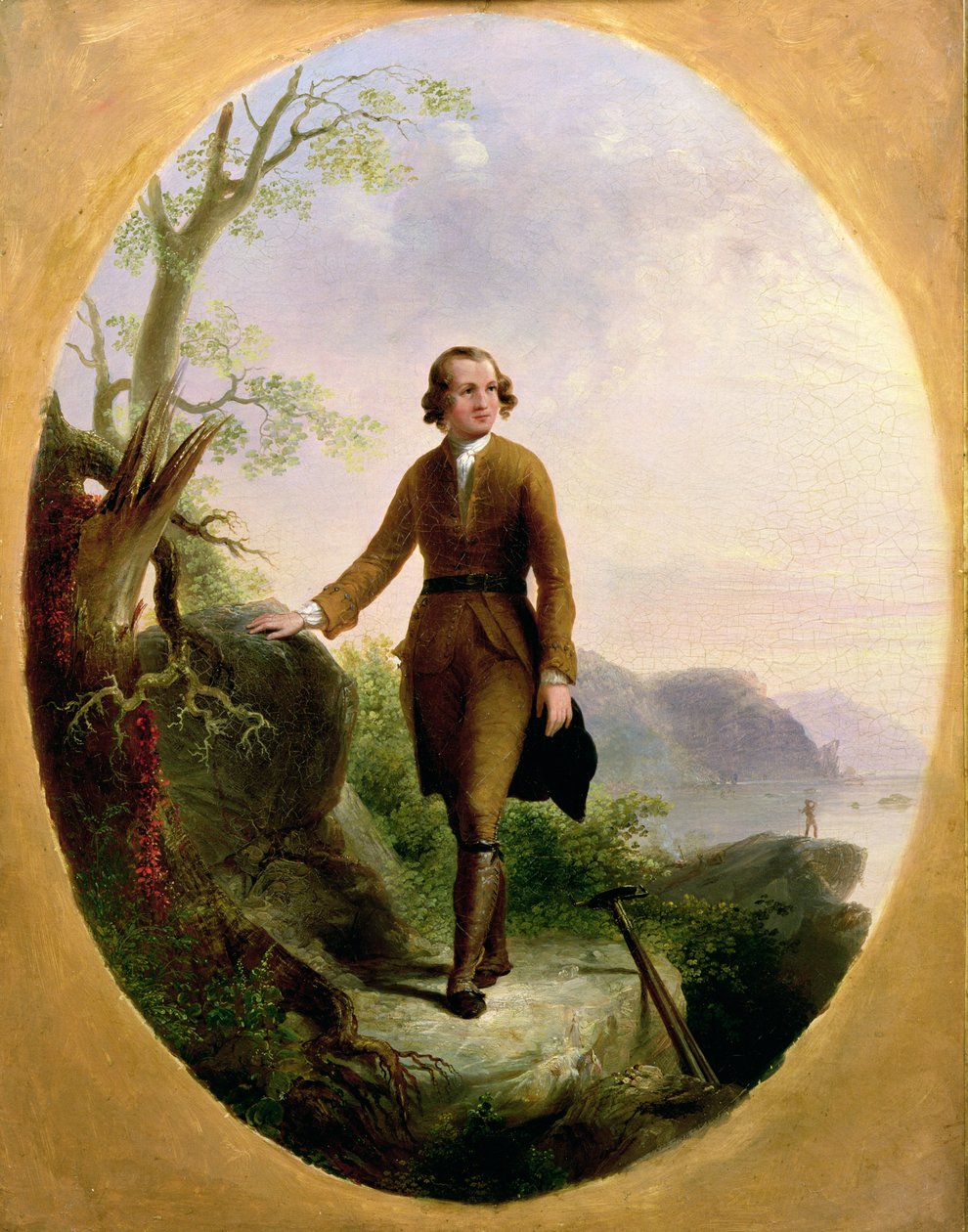 George Washington como joven topógrafo, 1841 de John Gadsby Chapman