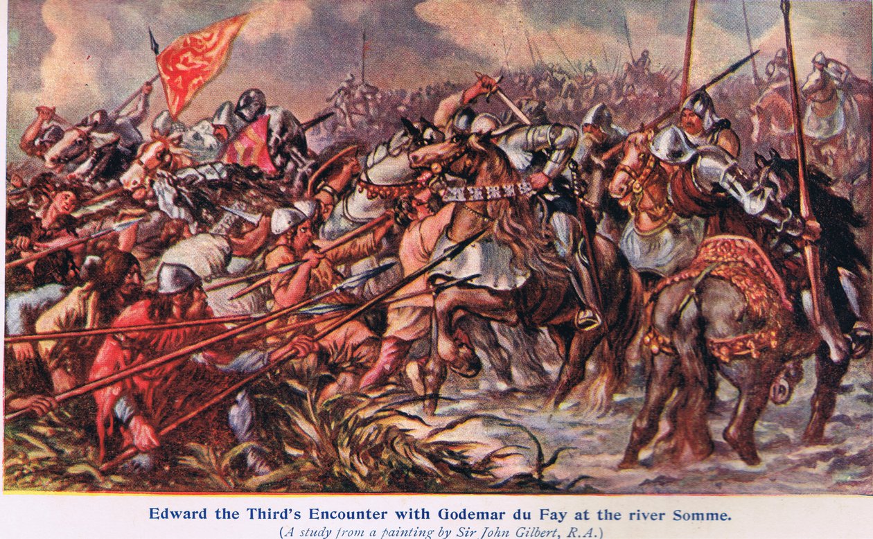 Encuentro de Eduardo III con Godemur de Fay de John Gilbert