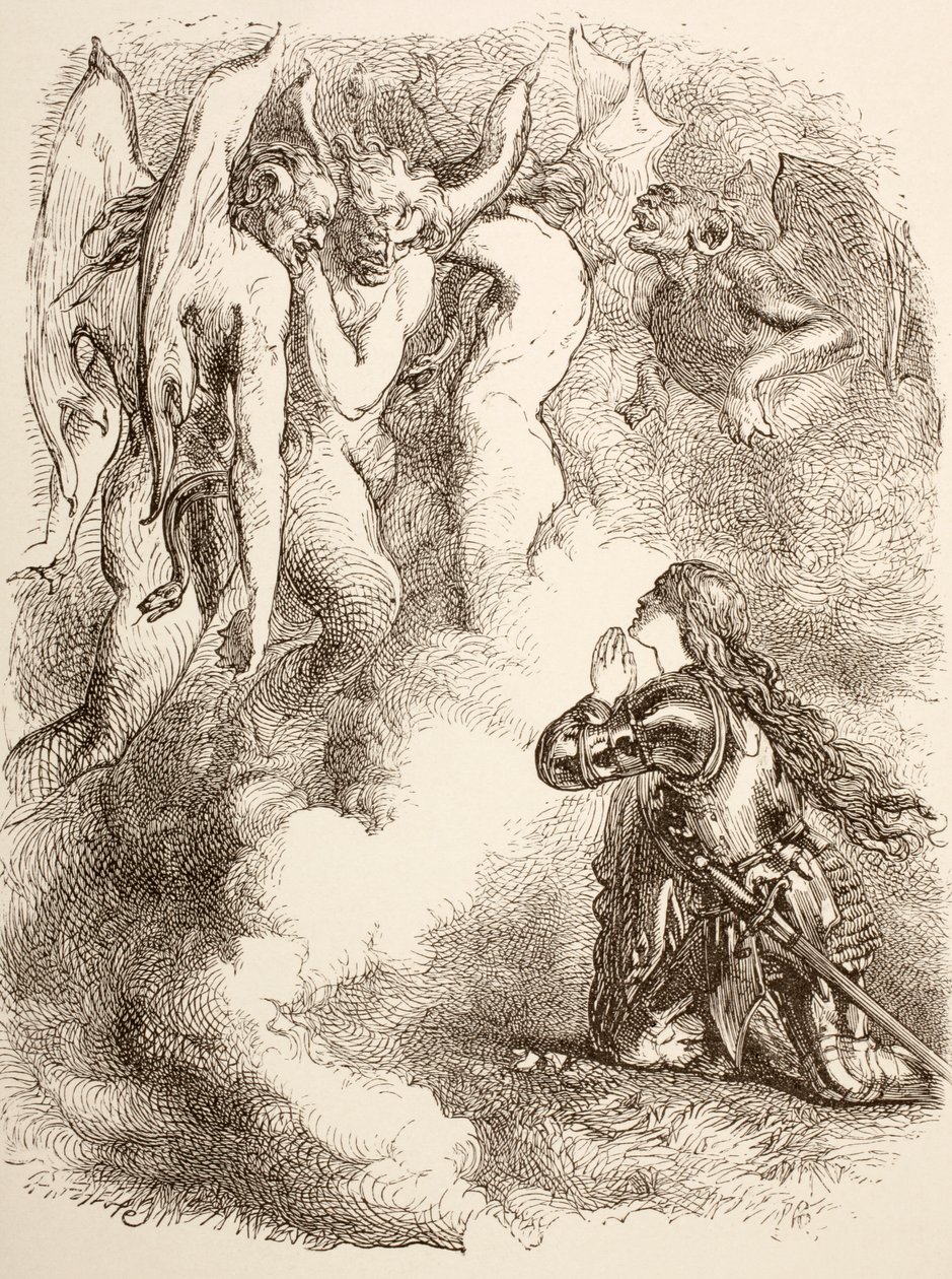 Juana la Doncella abandonada por sus amigos, 1890 de John Gilbert