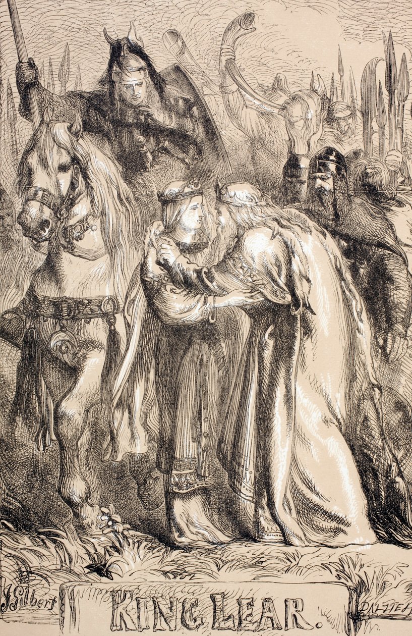 Rey Lear, 1890 de John Gilbert