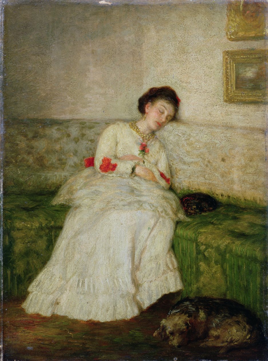 El sofá verde de John Lavery