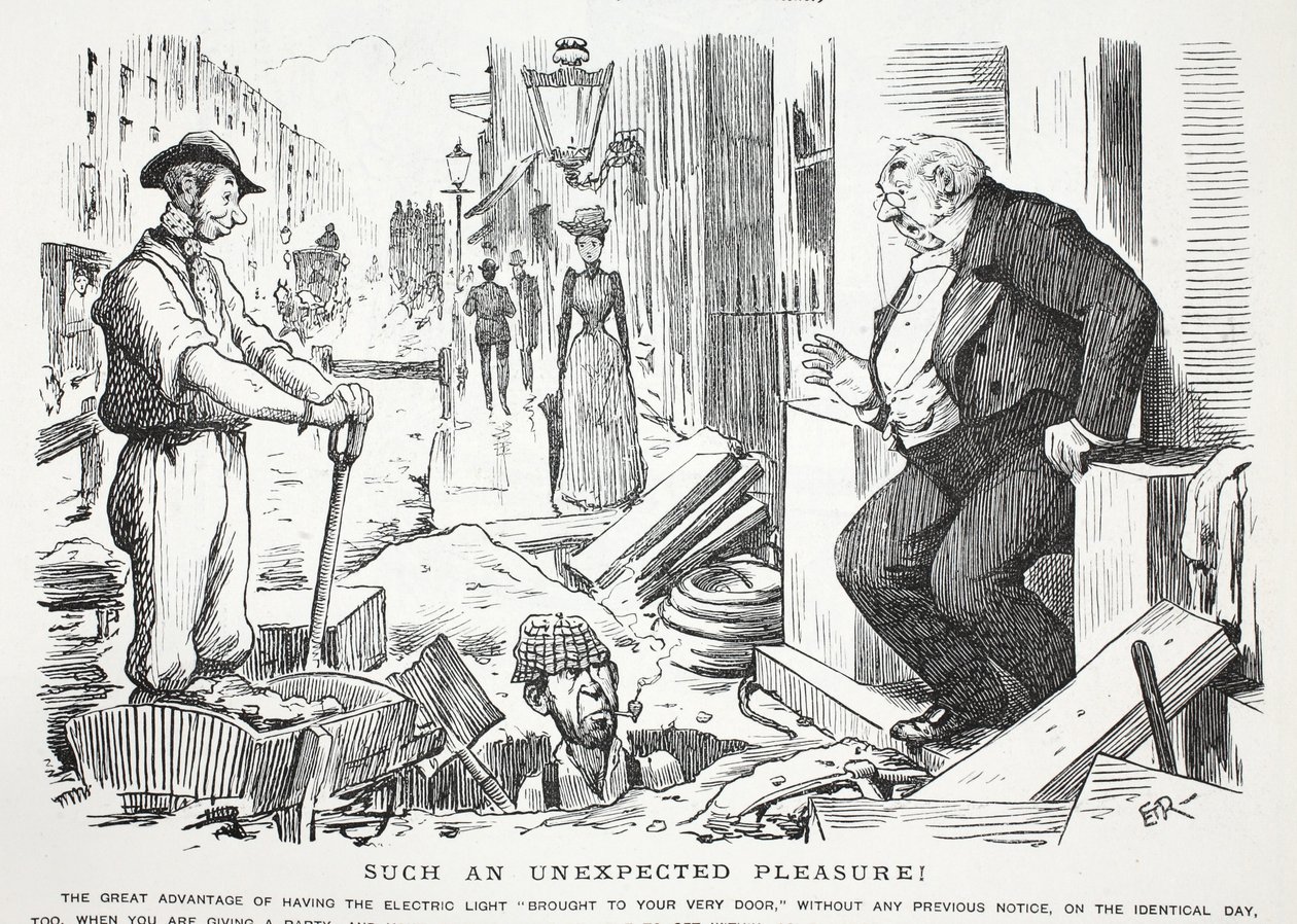 ¡Qué placer tan inesperado! de John Leech