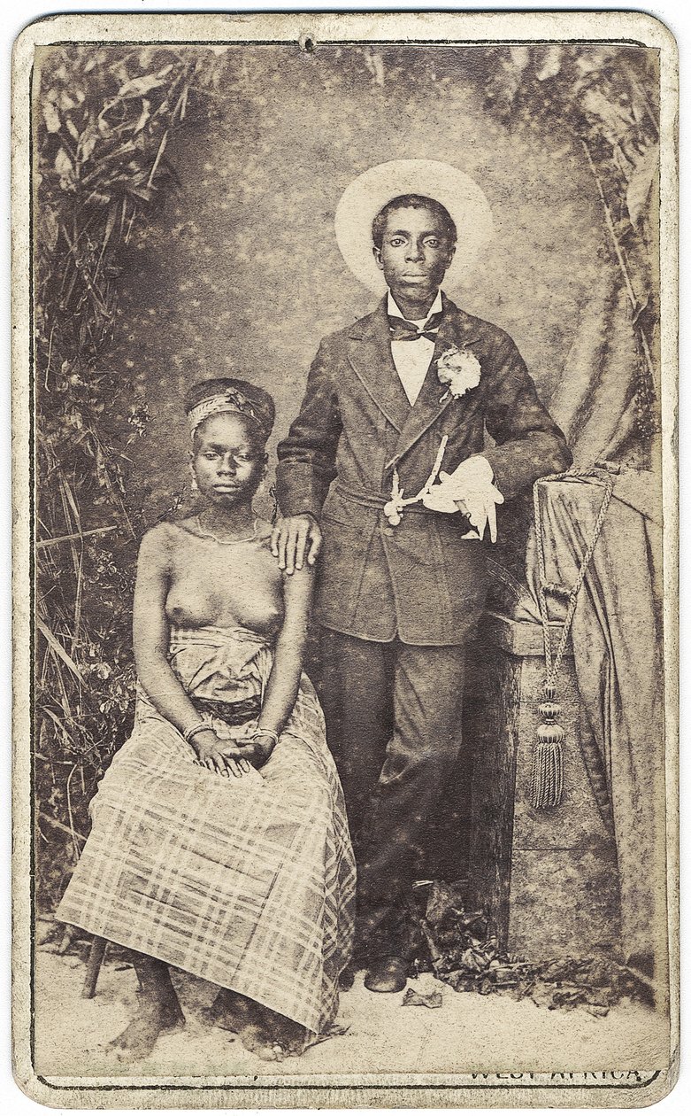 Pareja, 1870s de John M. Blair