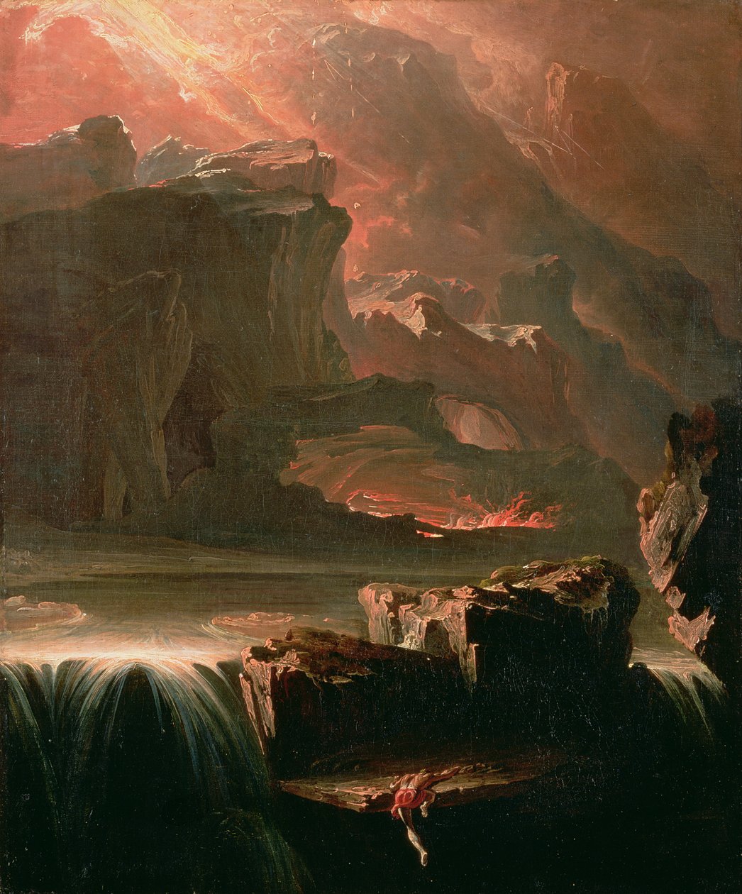 Sadak en busca de las aguas del olvido, 1812 de John Martin