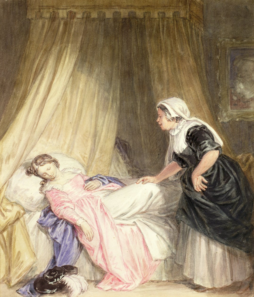 Julieta y su nodriza de John Massey Wright