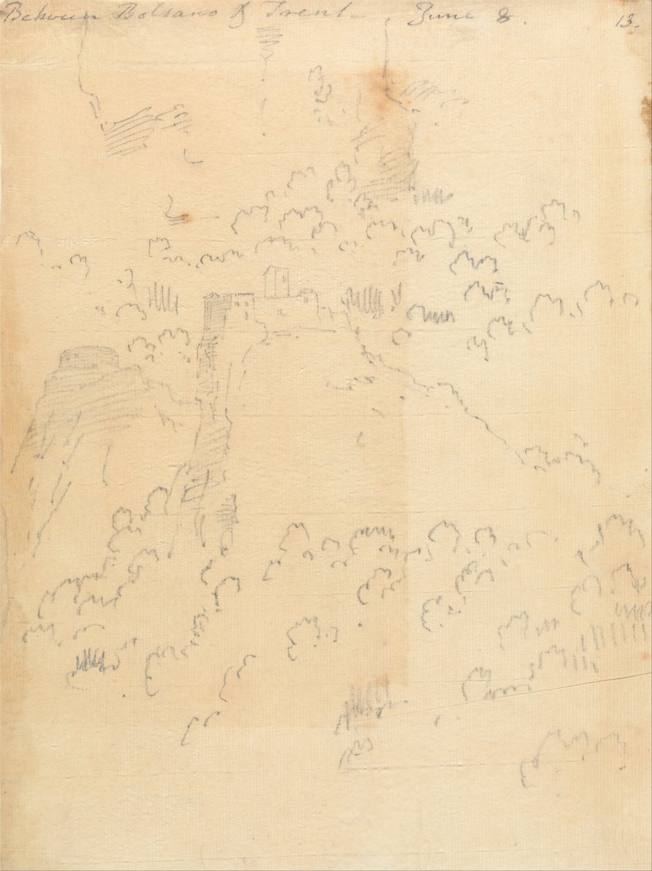 Entre Bolzano y Trento, 8 de junio de John Robert Cozens