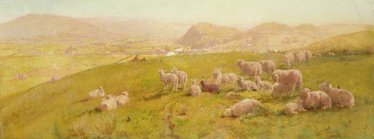El valle de Towy, 1873 de John Samuel Raven