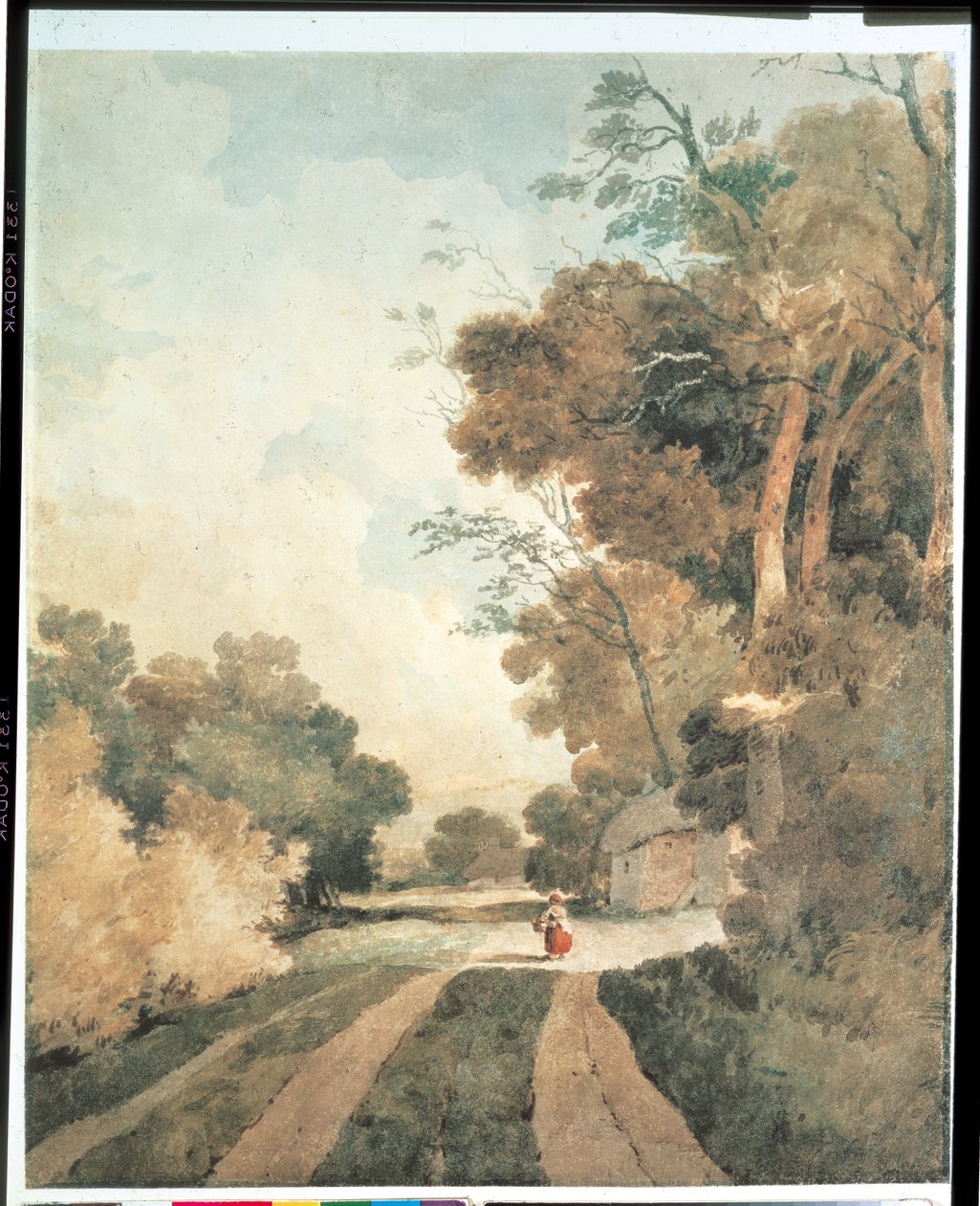 Paisaje con cabañas de John Sell Cotman
