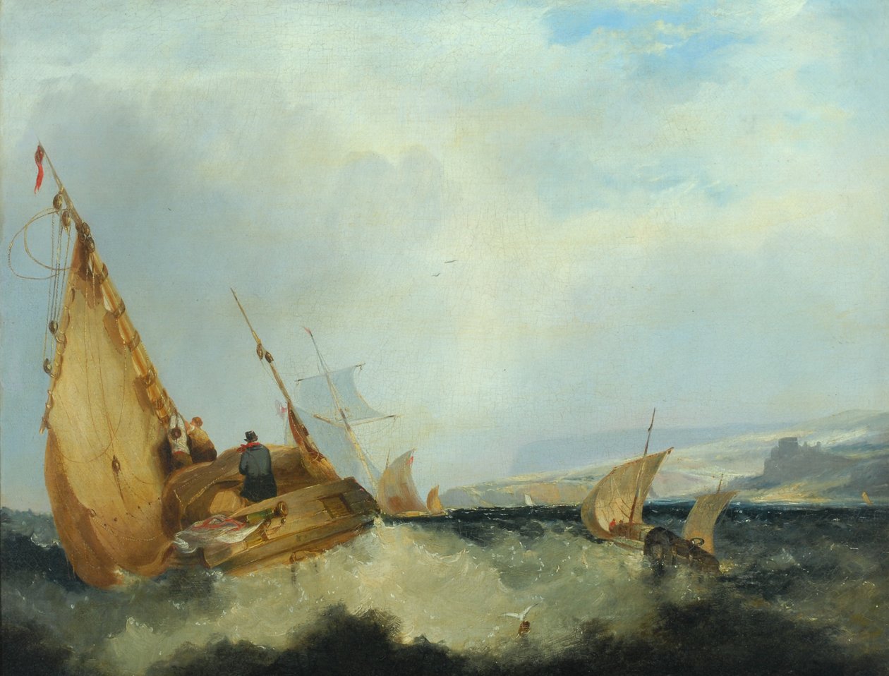 Embarcaciones frente a la Isla de Wight de John Sell Cotman