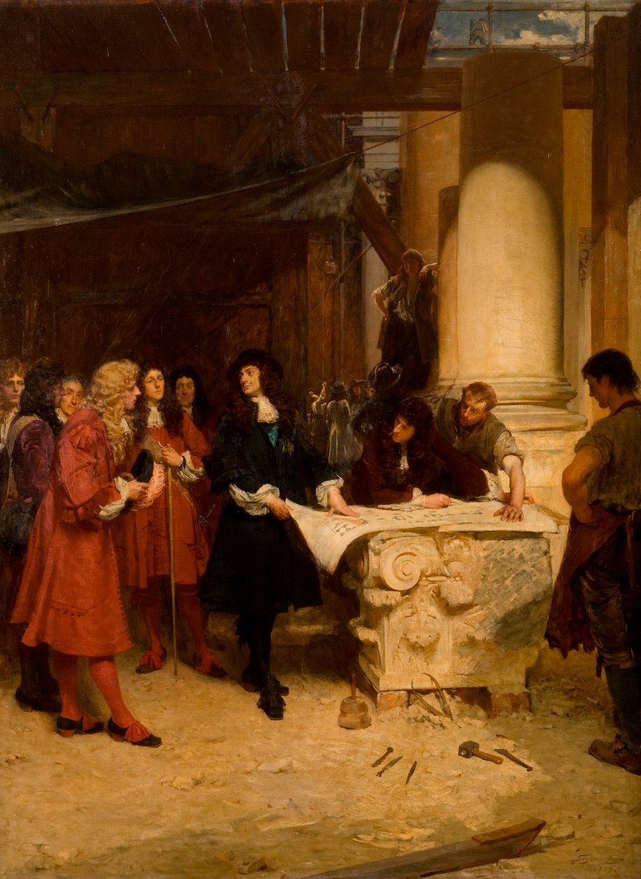 San Pablo, la visita del rey a Wren, 1888 de John Seymour Lucas