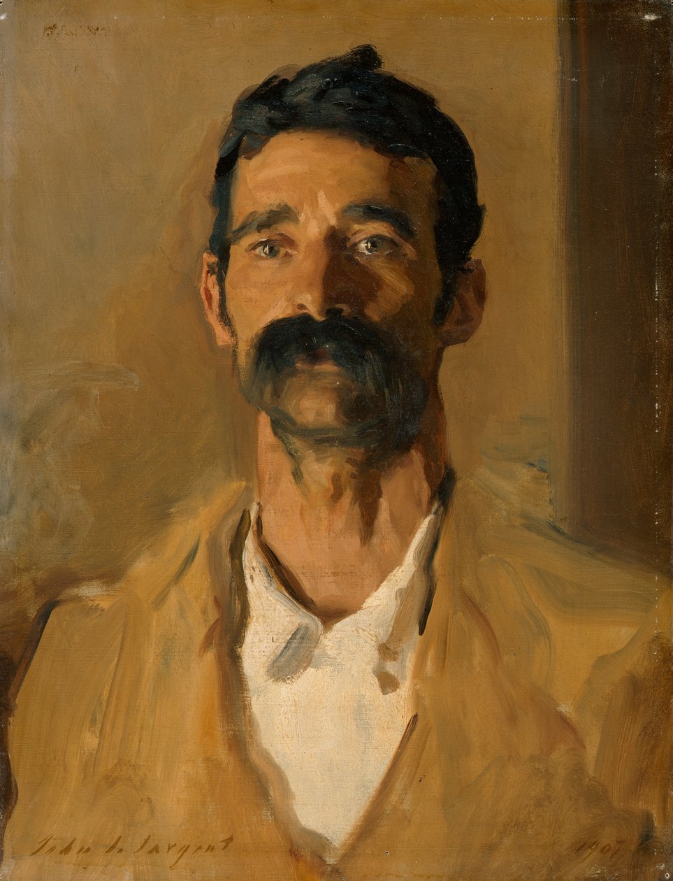 Estudio de un campesino siciliano, 1907 de John Singer Sargent