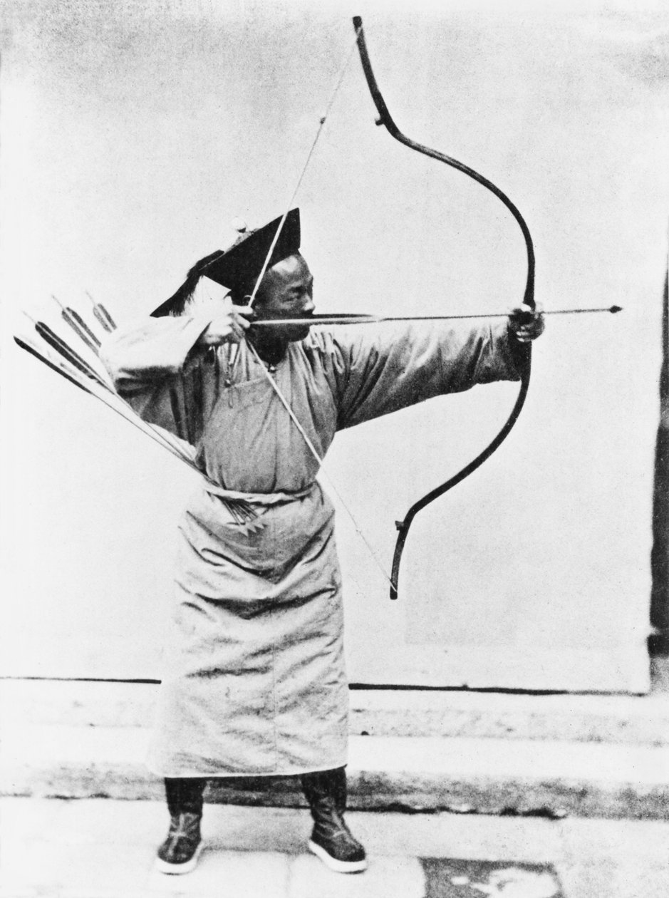 Arquero chino, c.1870 de John Thomson