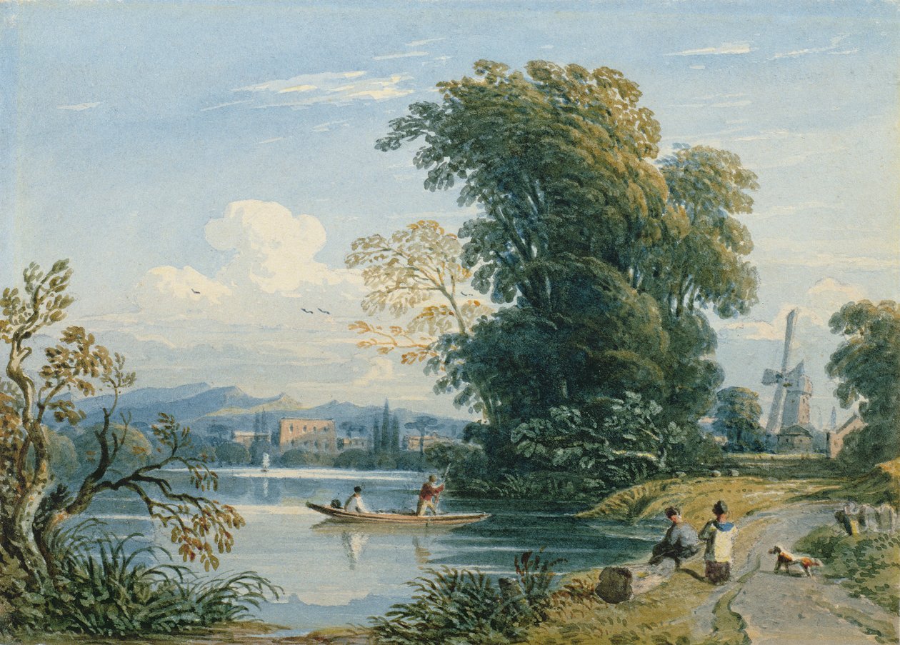 Escena de río de John Varley