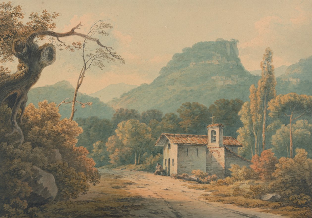 El Hermitage en Frascati de John Warwick Smith