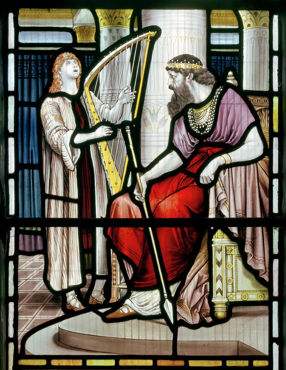 David y el Rey Saúl de John William Brown