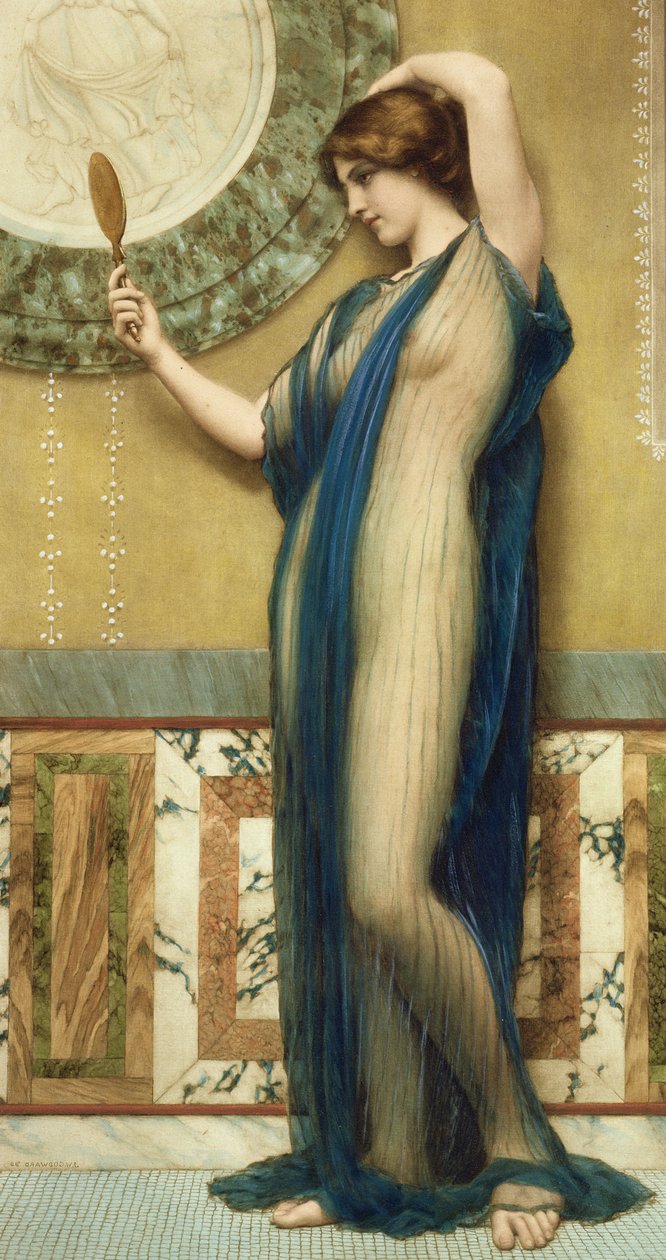 Un reflejo justo de John William Godward