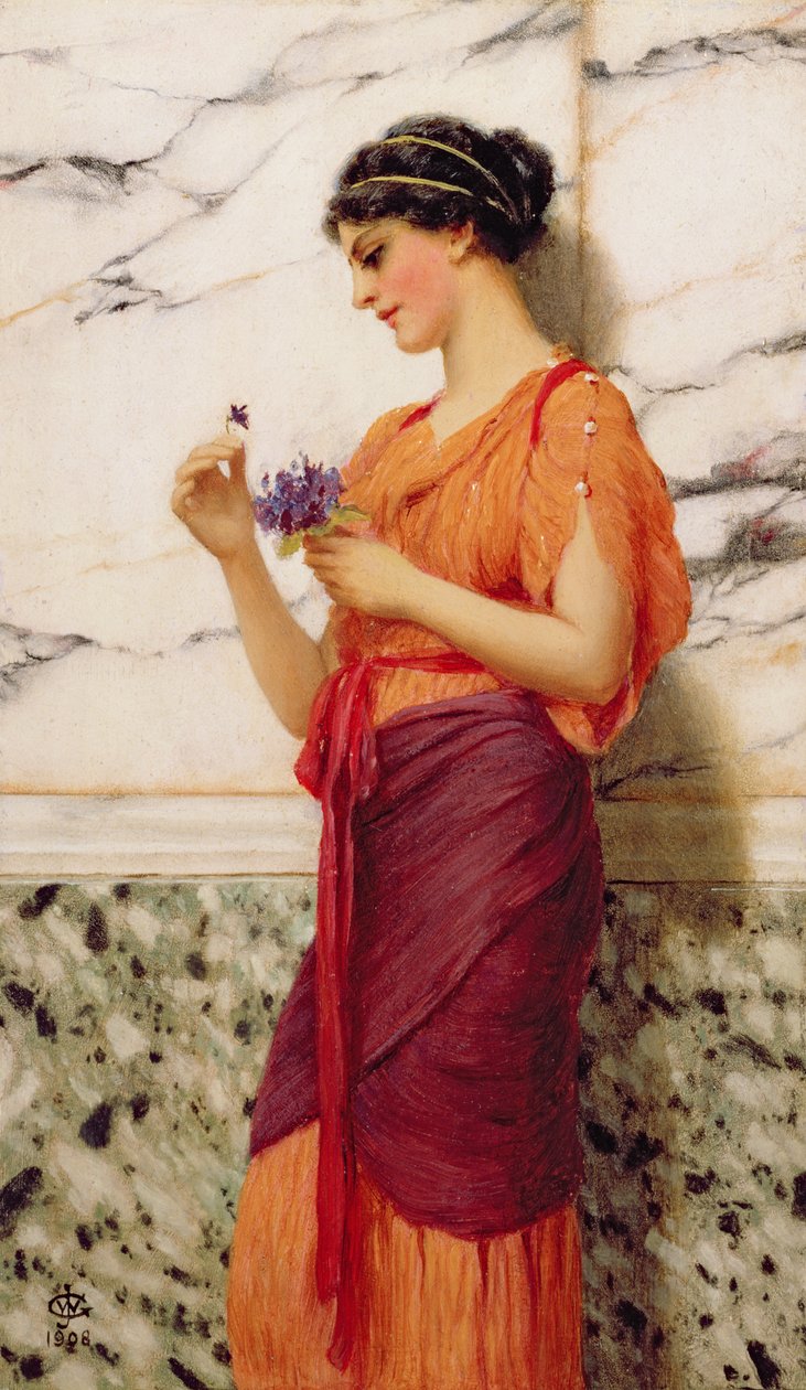 Violetas, 1908 de John William Godward