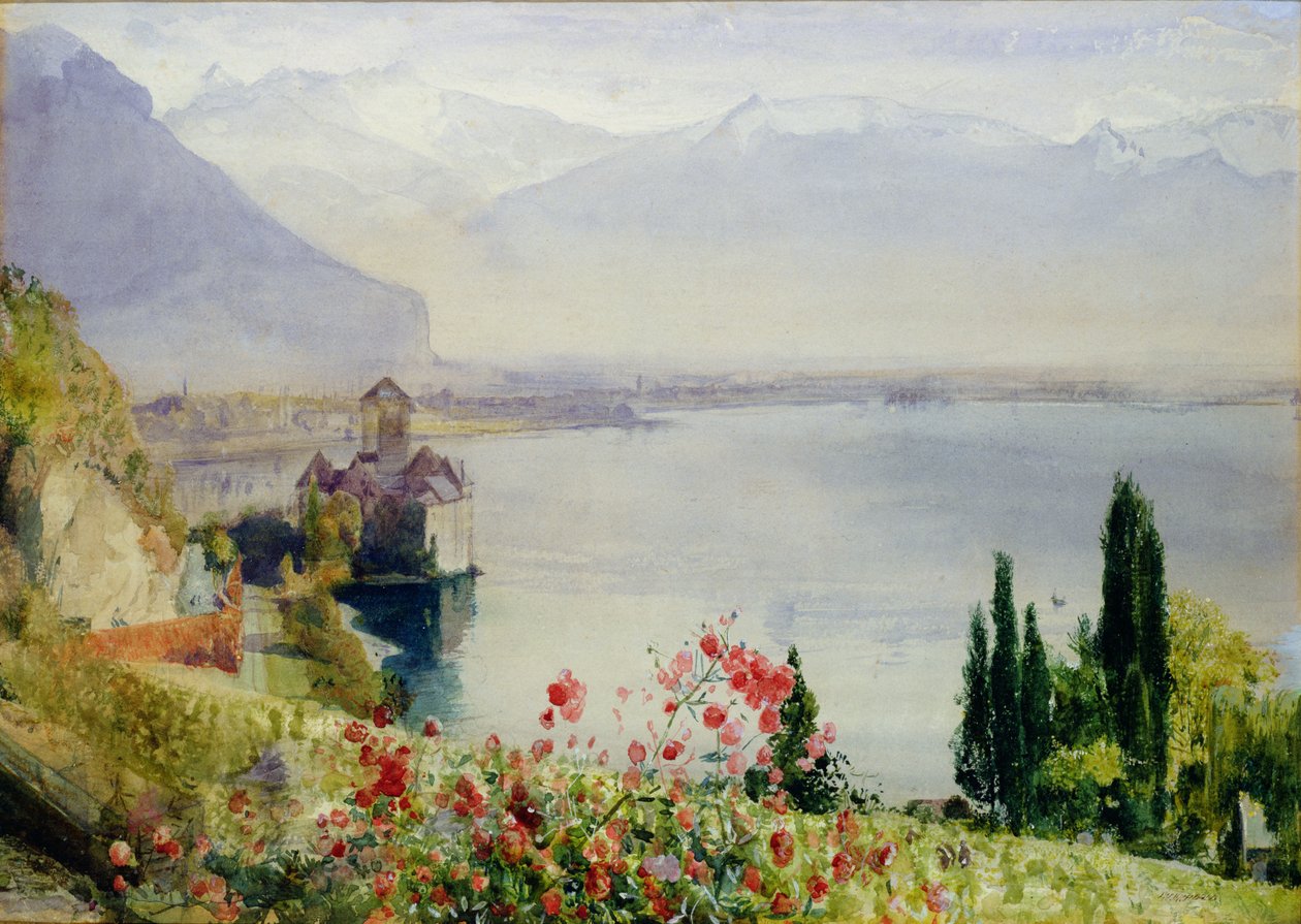 El castillo de Chillon de John William Inchbold
