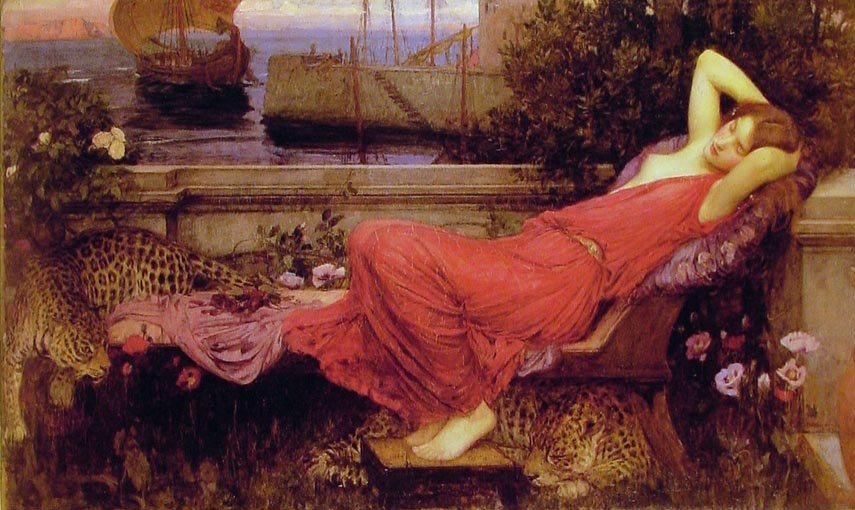 Ariadna de John William Waterhouse