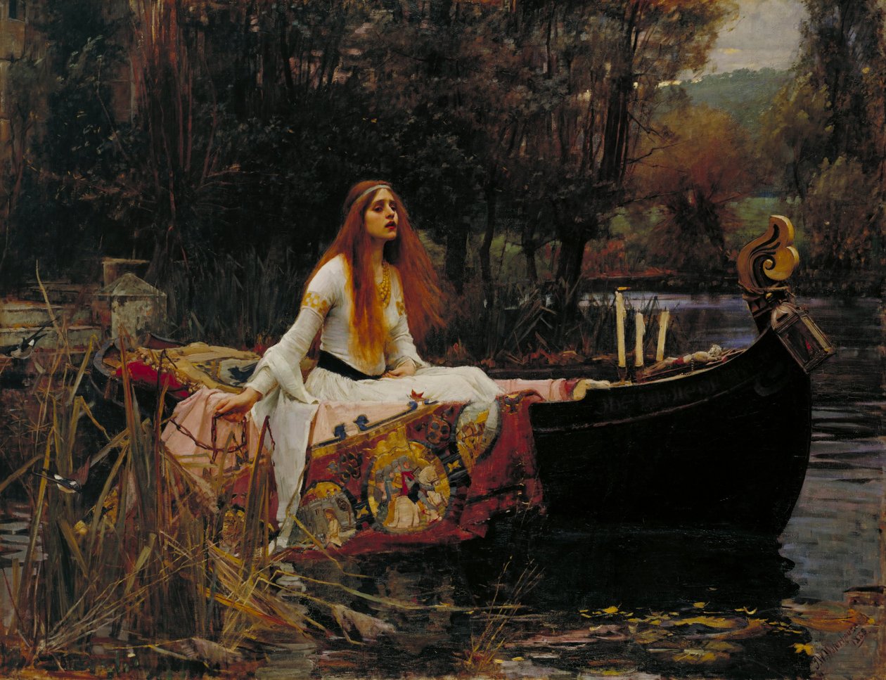 La dama de Shalott de John William Waterhouse