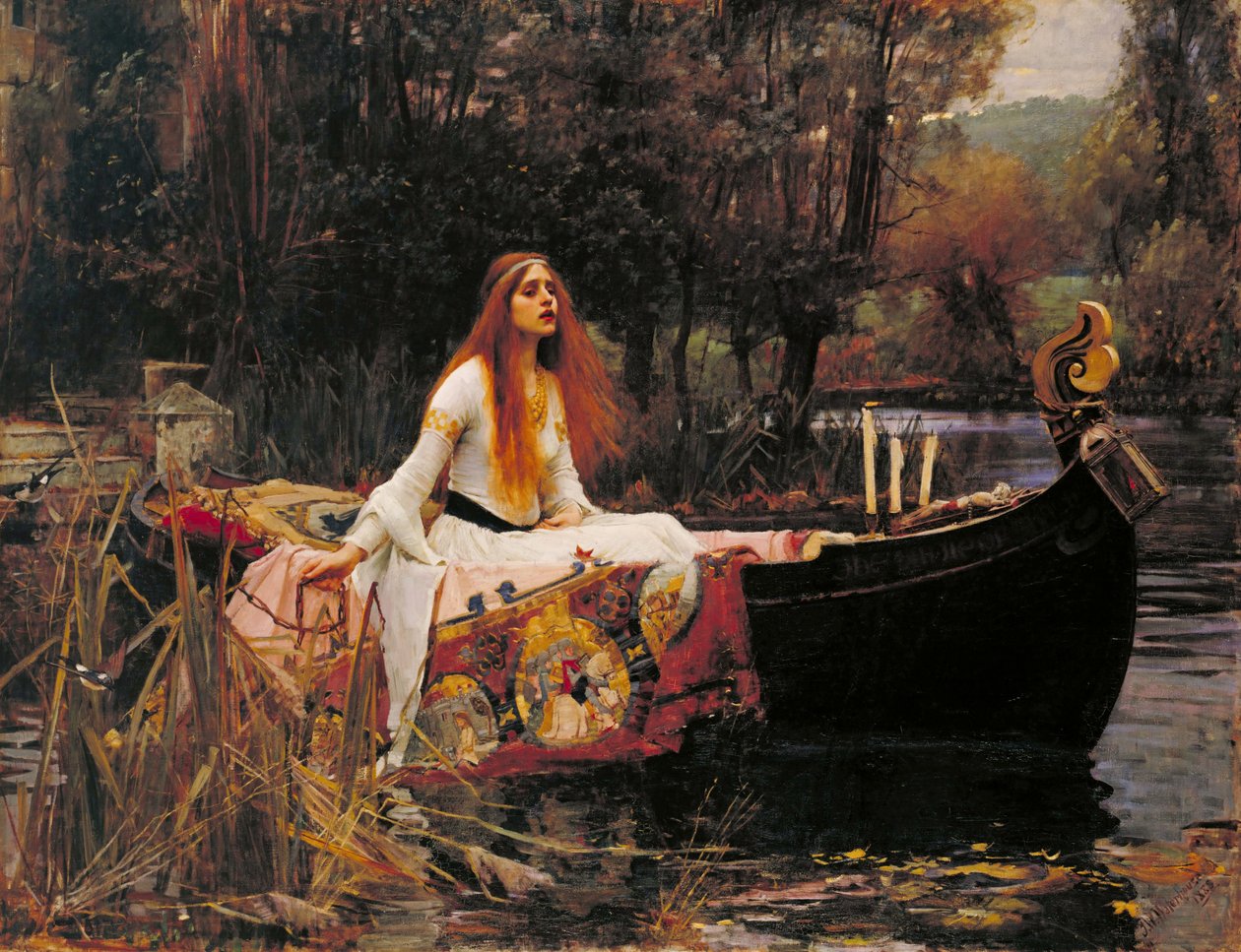 La dama de Shalott de John William Waterhouse