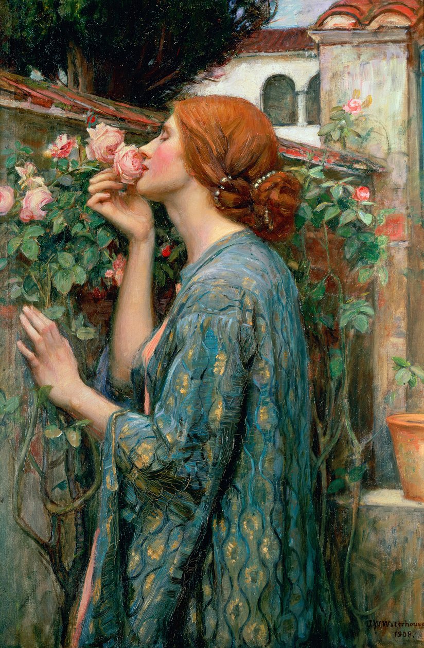 El Alma de la Rosa, 1908 de John William Waterhouse