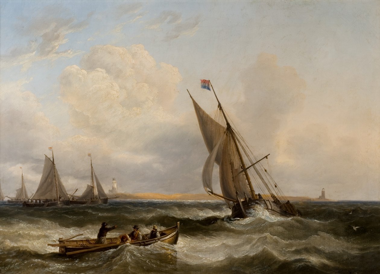 Paisaje marino de John Wilson Carmichael