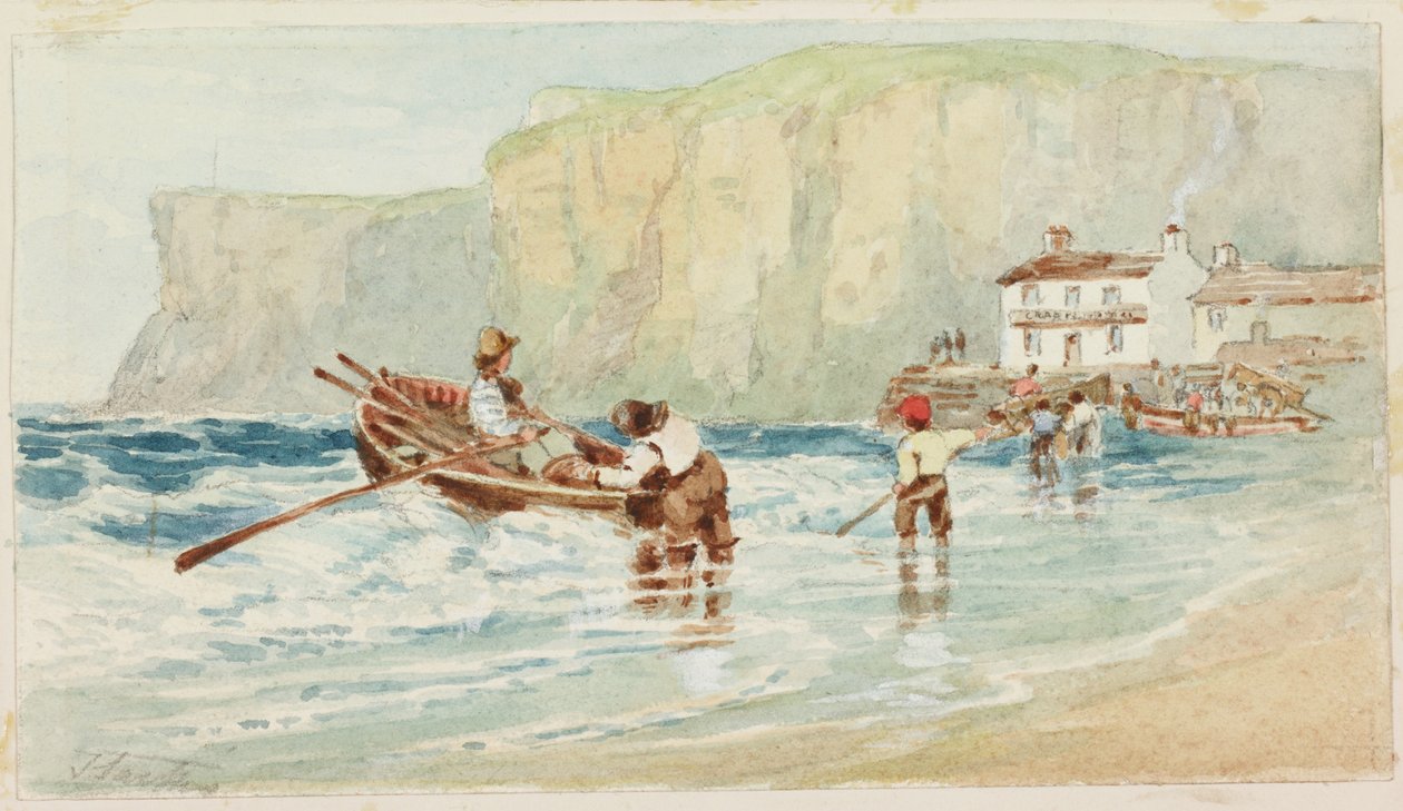 Staithes de John Wilson Carmichael