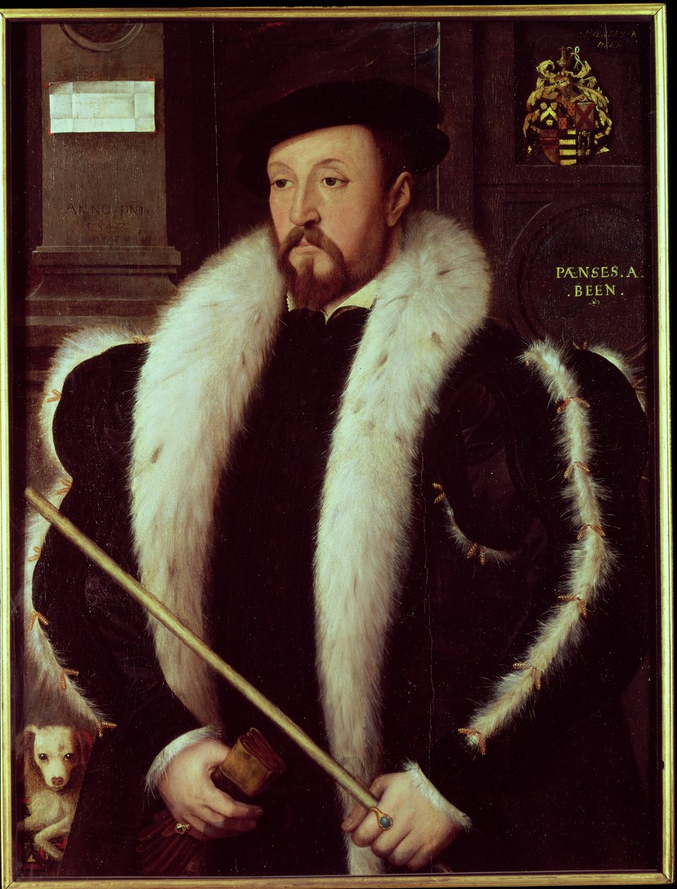 Thomas Wentworth, 1er Barón Wentworth de Nettlestead, 1549 (panel) de John Bettes the Younger
