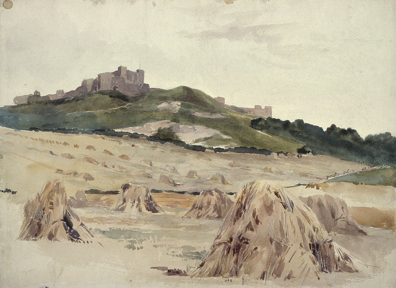 Un castillo en una colina de John Absolon