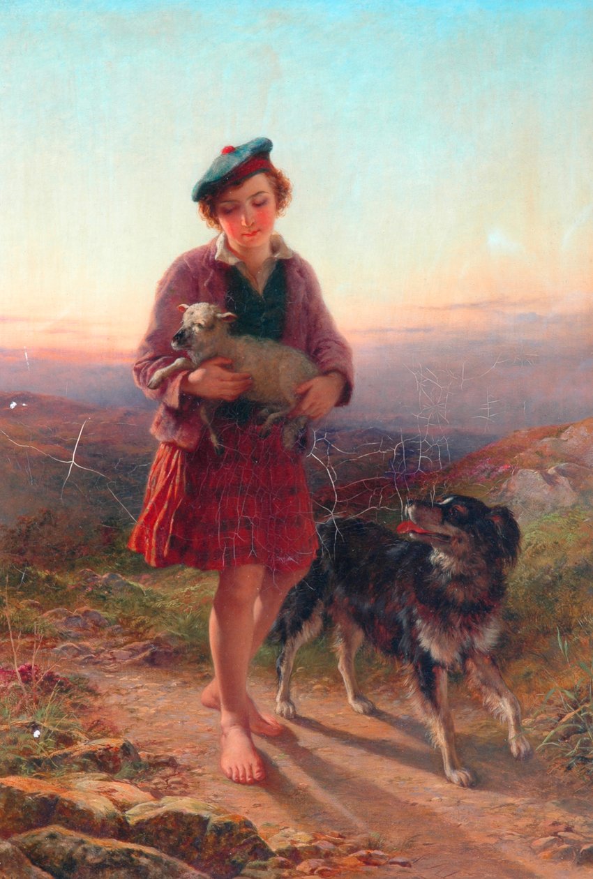 El Cordero Extraviado, 1863 de John Adam P. Houston